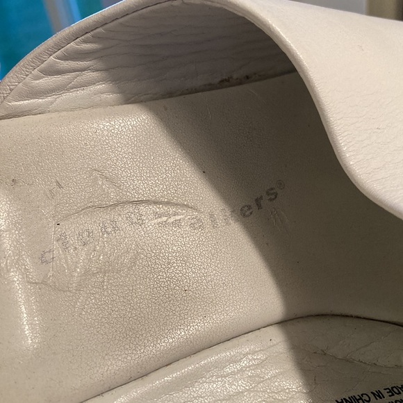 Cloud Walkers Genuine Leather White Slip On Sandals Sz 7.5 W - Picture 9 of 9